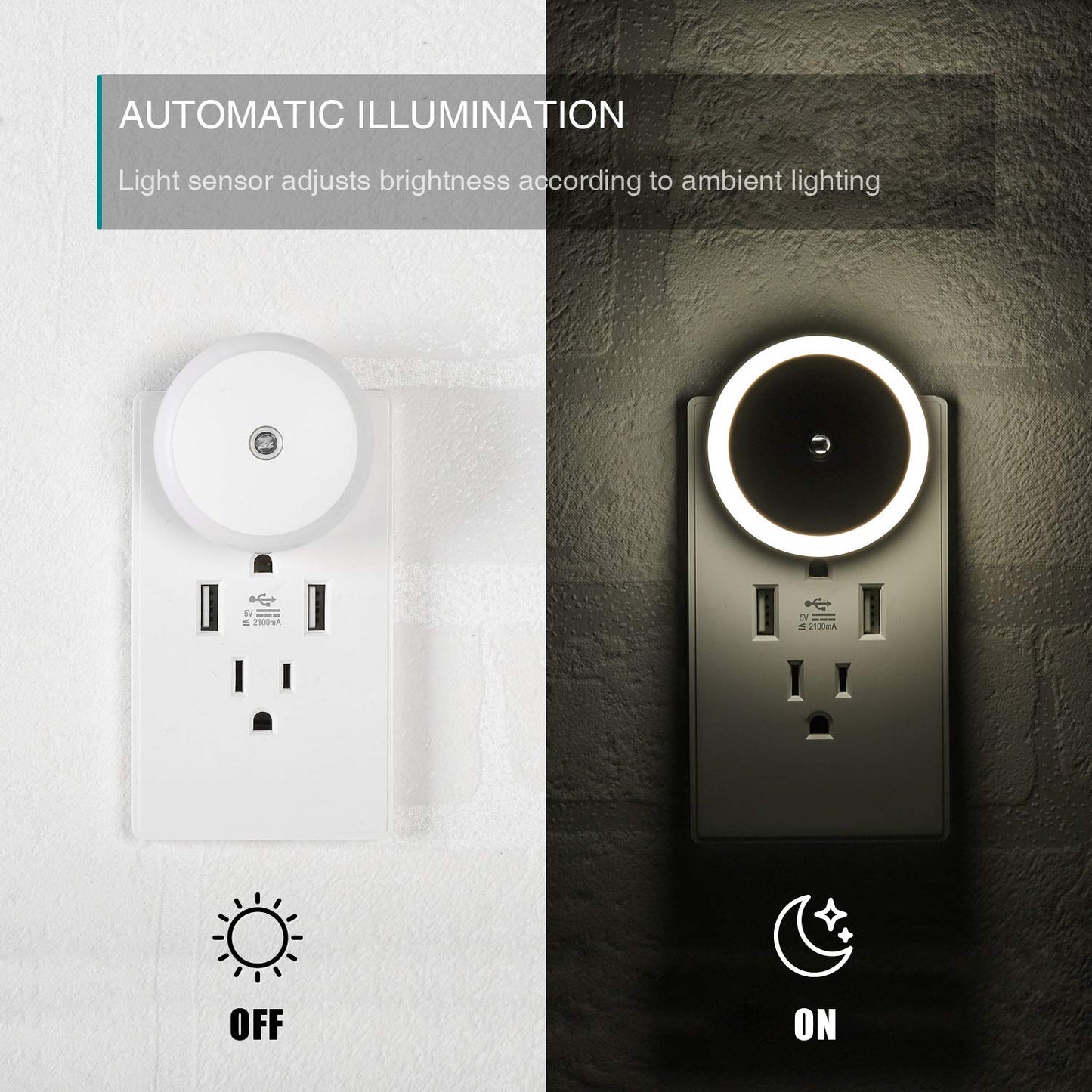 Smart LED Sensor Wall Light for Home Decor
