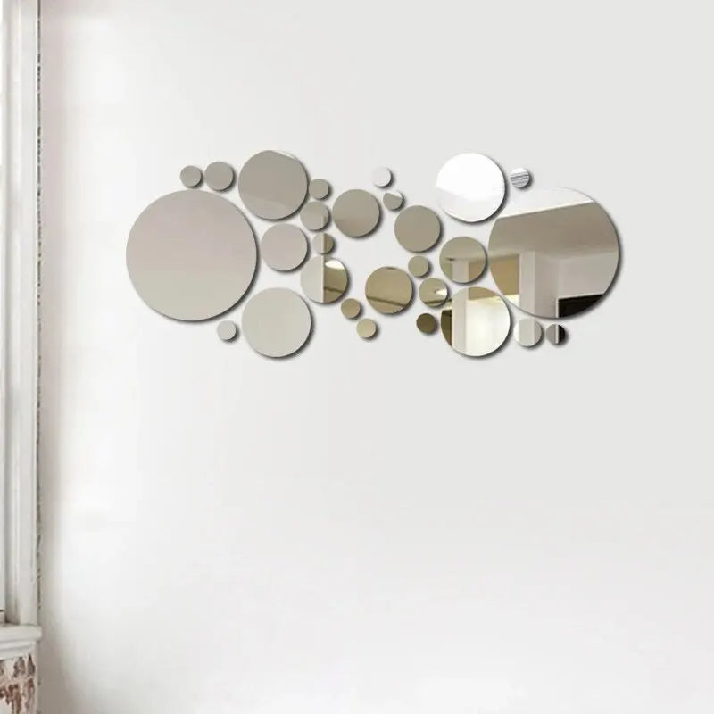 3D Acrylic Mirror Wall Sticker