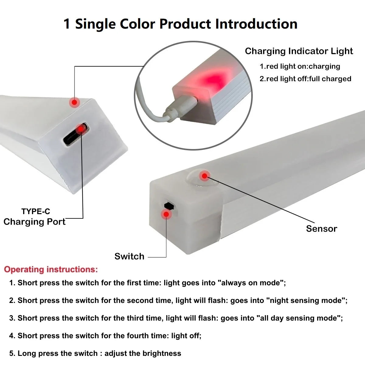 Motion Sensor Wireless LED Night Light