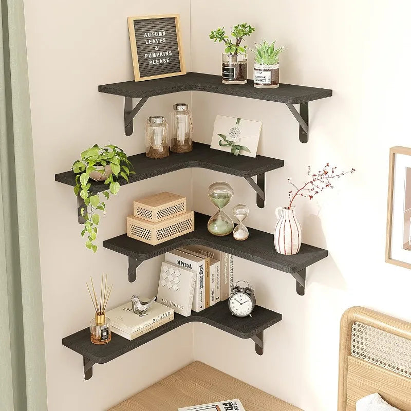 Corner Floating Shelves Set of 5