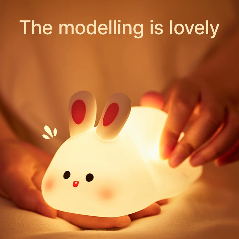 Cute Animal Silicone Night Light Lamp