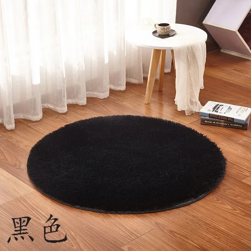 Living Room Rugs Aesthetic Round Carpet