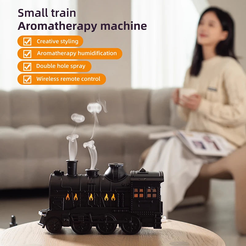 Train Air Humidifier Ultrasonic Aromatherapy Diffusers