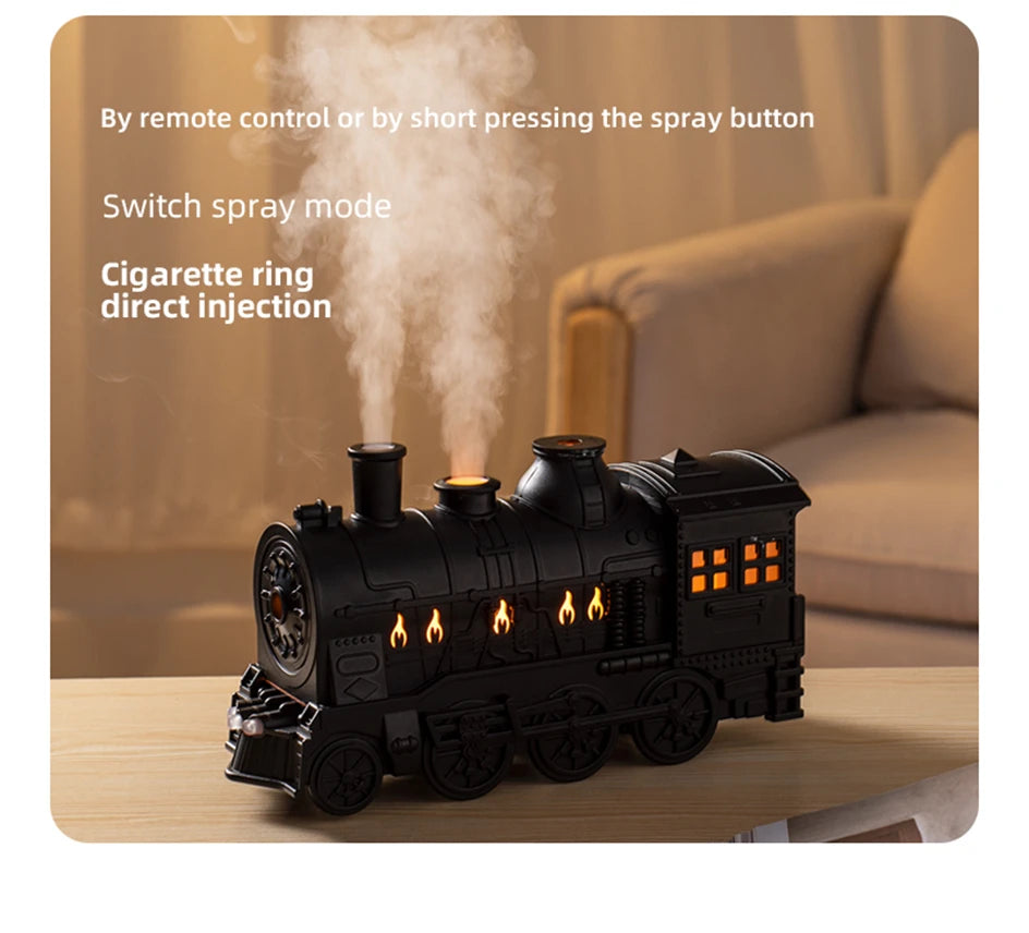 Train Air Humidifier Ultrasonic Aromatherapy Diffusers