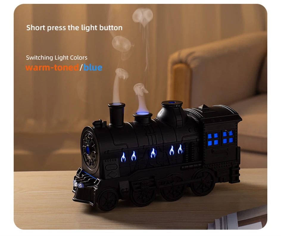 Train Air Humidifier Ultrasonic Aromatherapy Diffusers