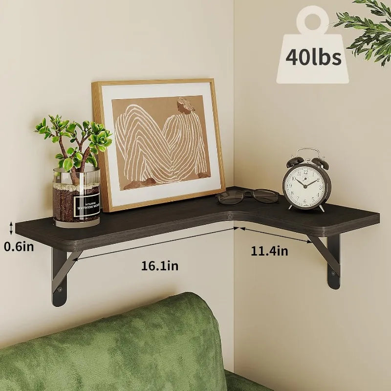 Corner Floating Shelves Set of 5