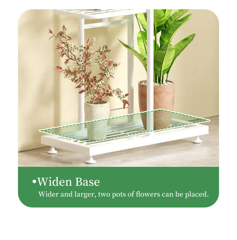 Iron Potted Flower Organizer Plant Stand Rack