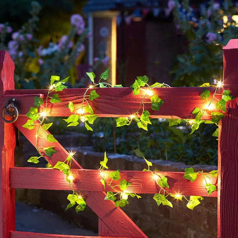Green Leaf Fairy Lights For Home Decor