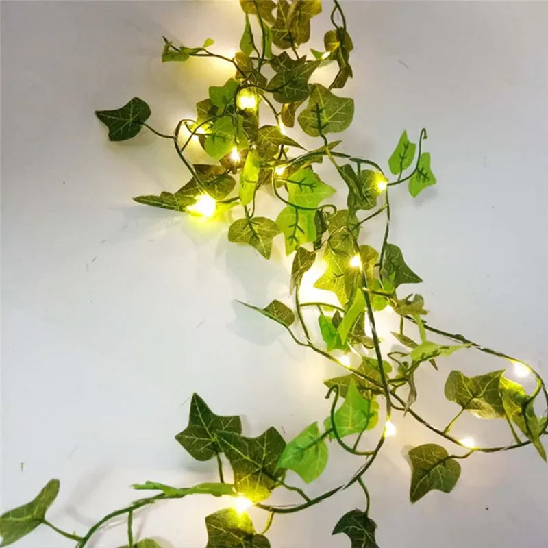 Green Leaf Fairy Lights For Home Decor