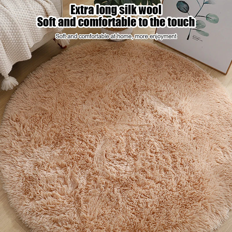 Living Room Rugs Aesthetic Round Carpet