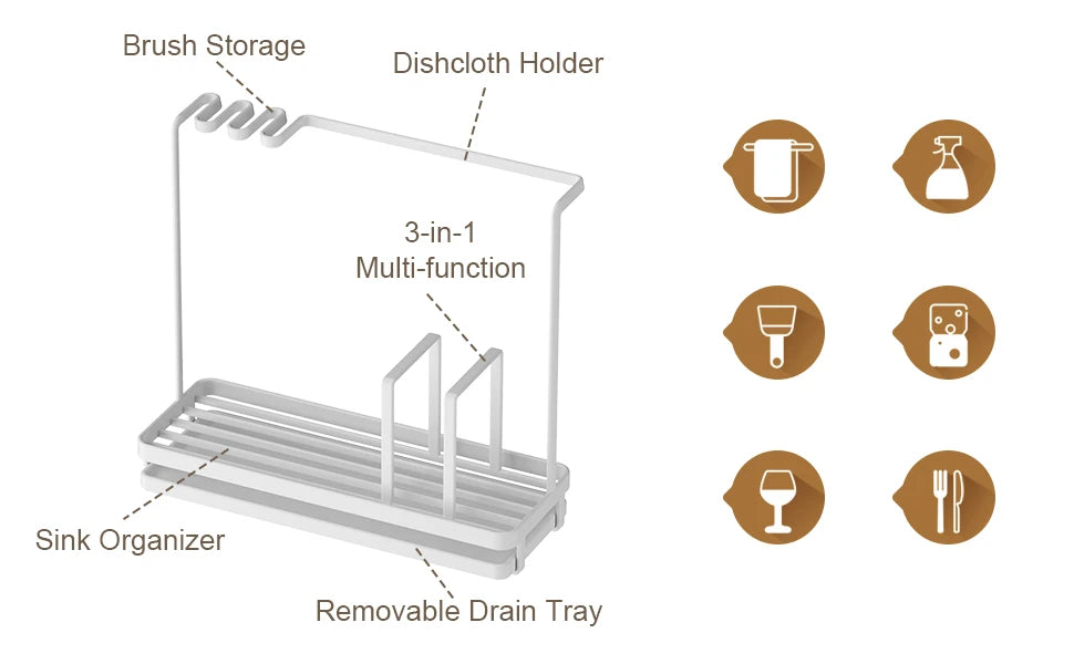 Kitchen Storage Organizer Rack