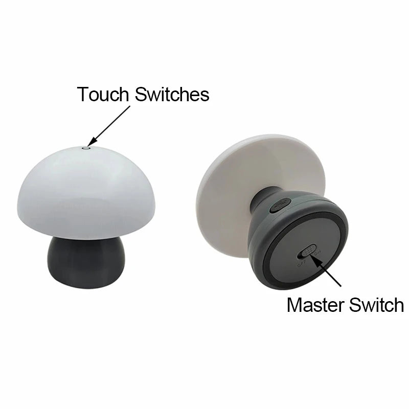 Mushroom Led Touch sensor Table Lamp