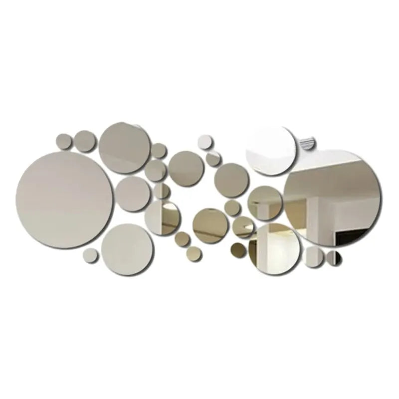 3D Acrylic Mirror Wall Sticker