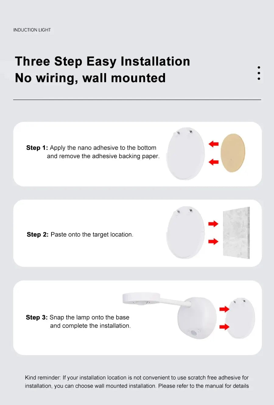 Wireless Motion Sensor Light For Home Decor