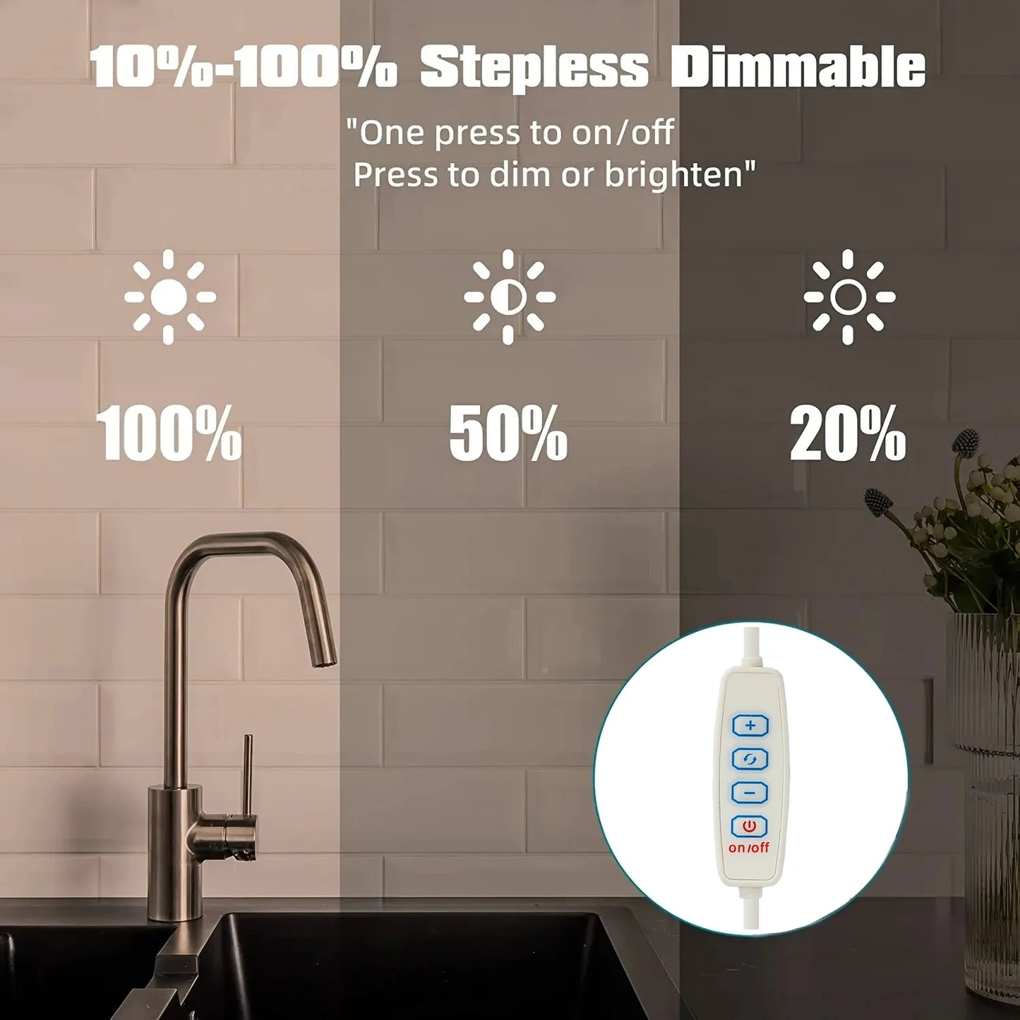 LED Night Light Kitchen Lighting With Magnetic Strip