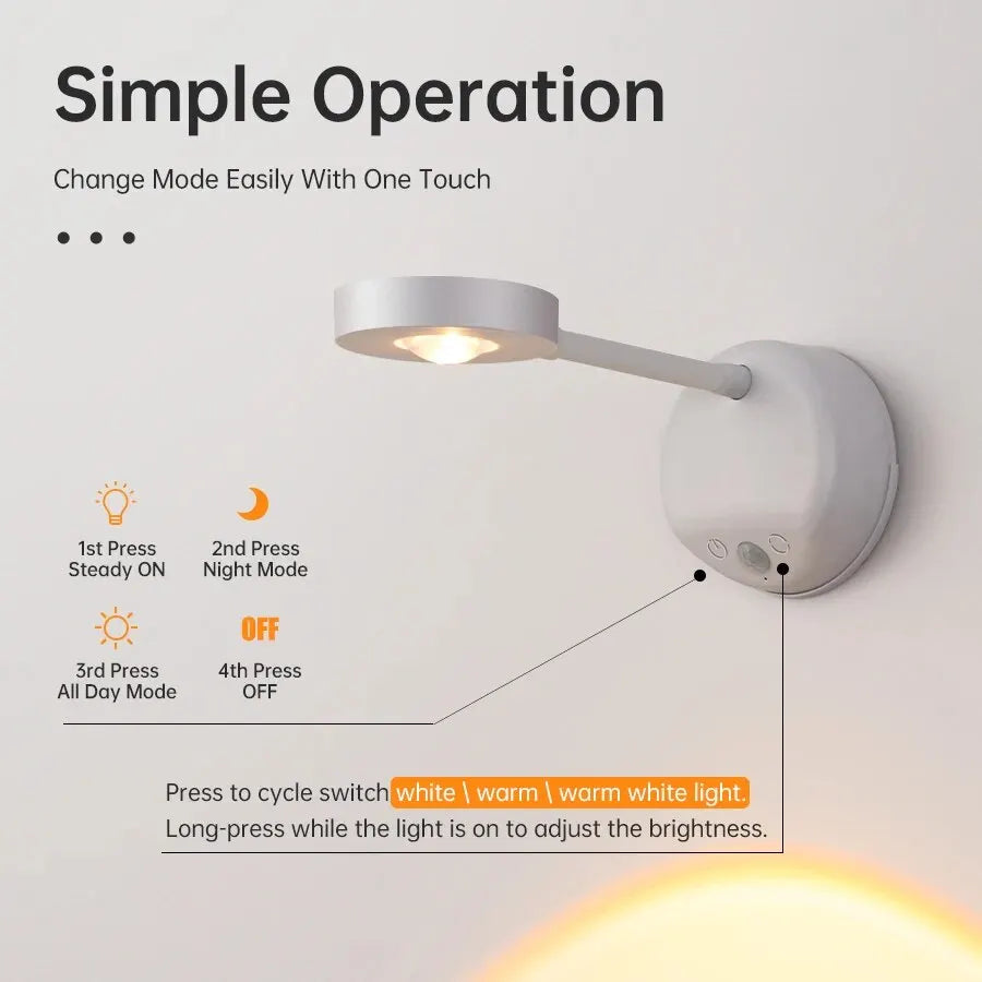 Wireless Motion Sensor Light For Home Decor