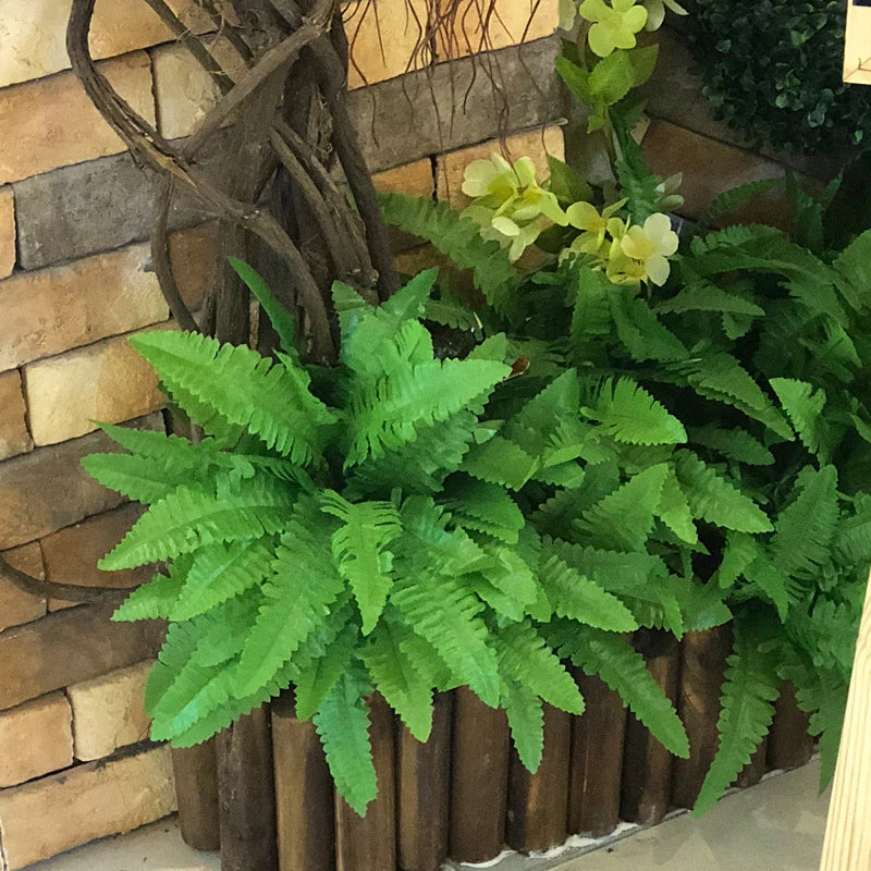 Artificial Boston Fern Fake Plastic Plants