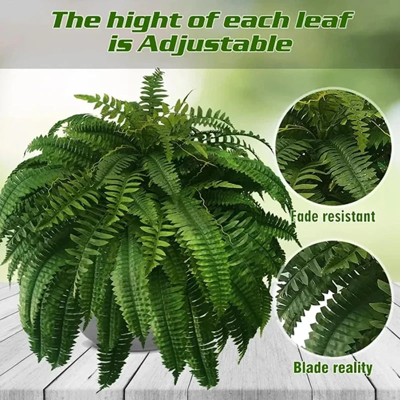 Artificial Boston Fern Fake Plastic Plants