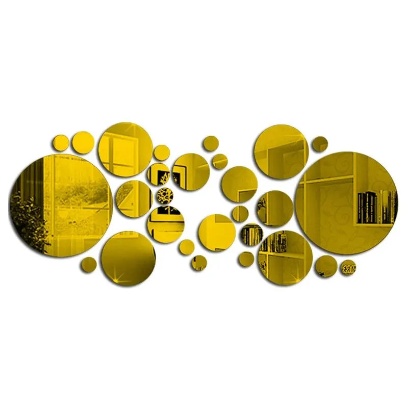 3D Acrylic Mirror Wall Sticker