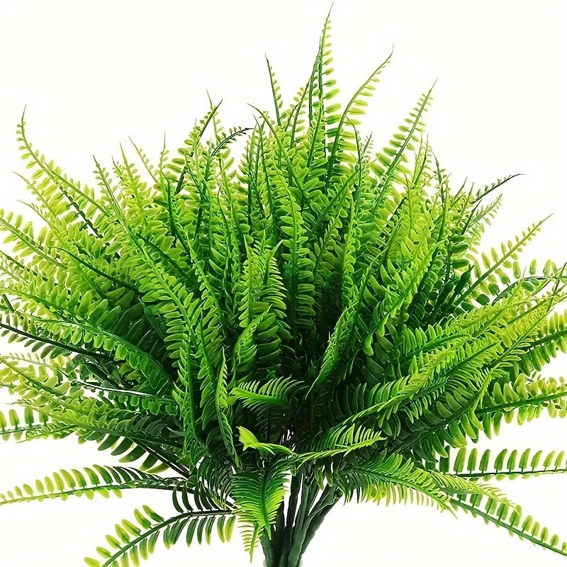 Boston Ferns Artificial Greenery UV Resistant Plant For Outdoor Yard Decor