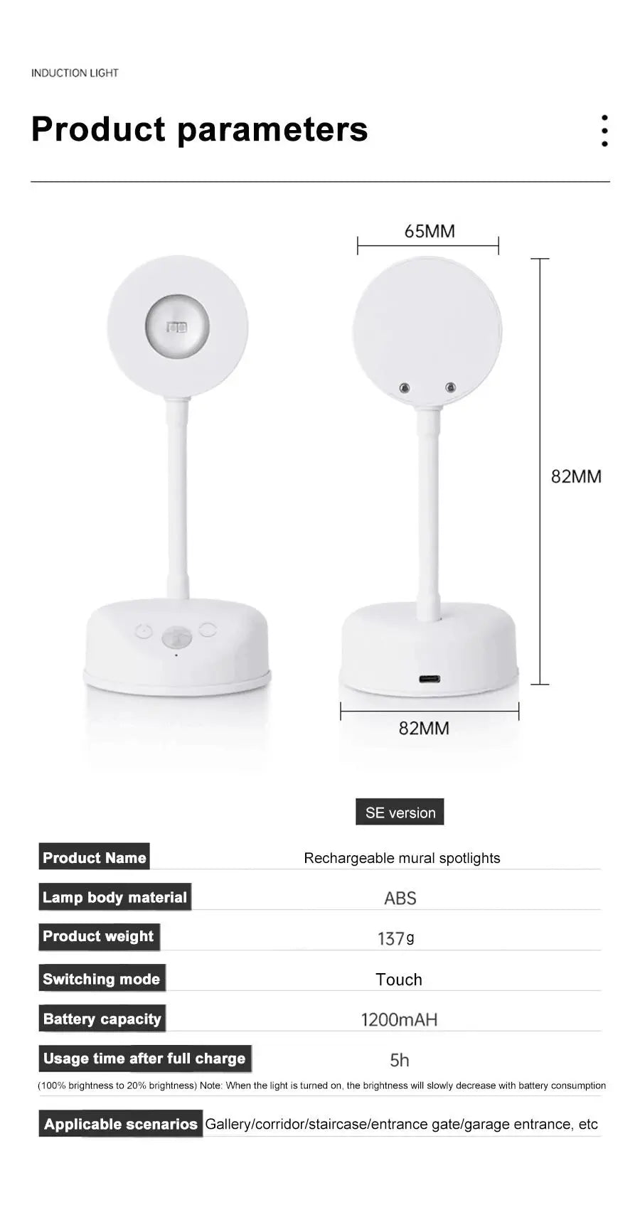 Wireless Motion Sensor Light For Home Decor