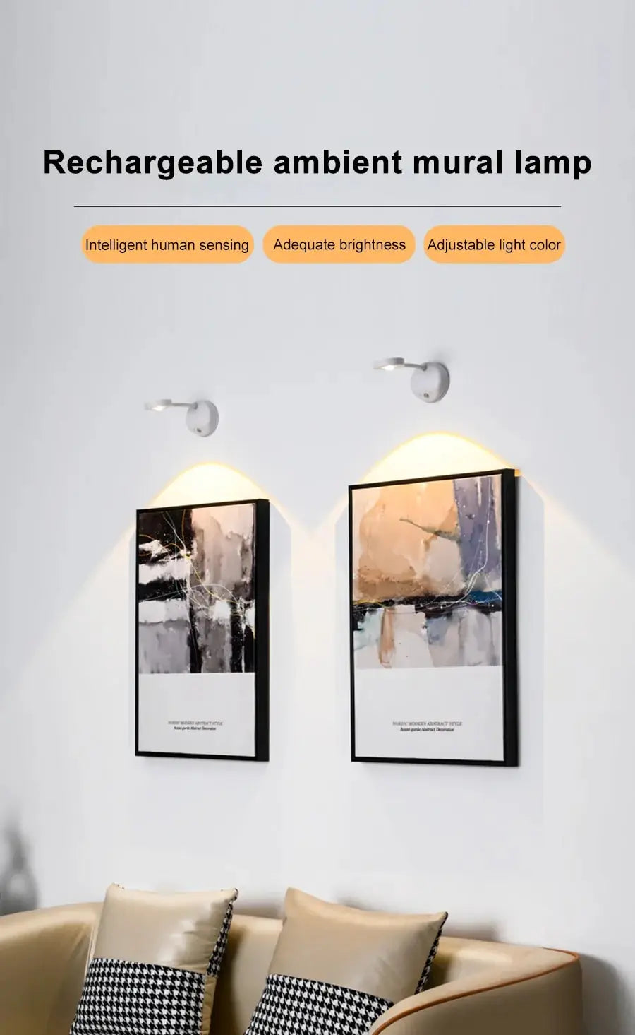 Wireless Motion Sensor Light For Home Decor
