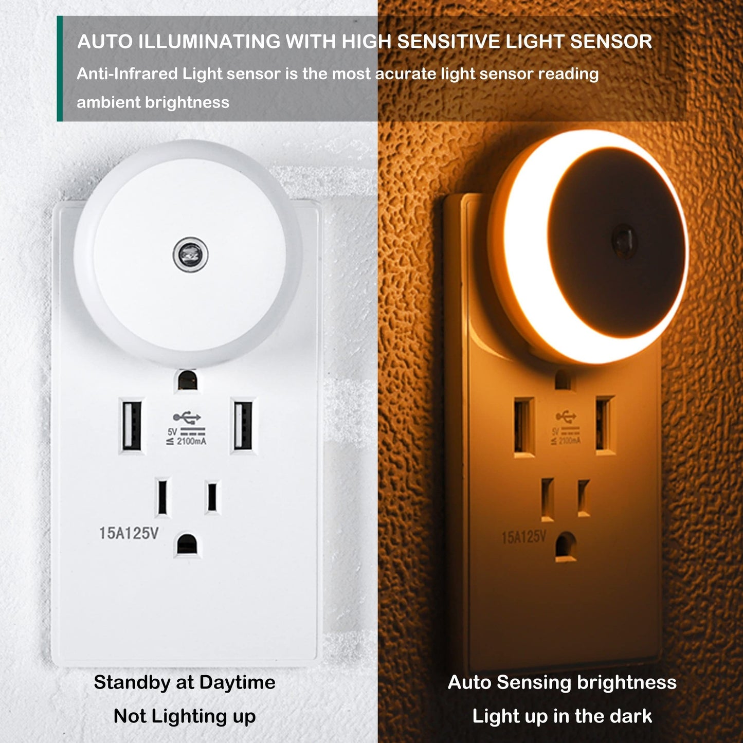 Smart LED Sensor Wall Light for Home Decor