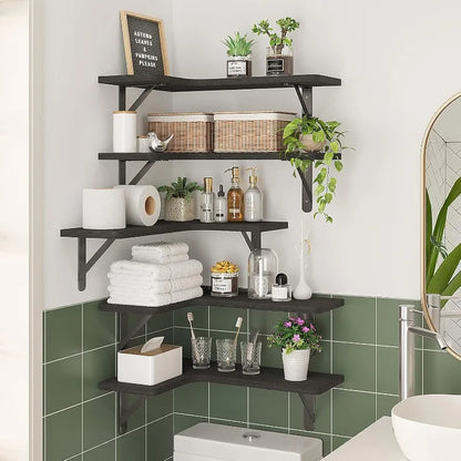 Corner Floating Shelves Set of 5