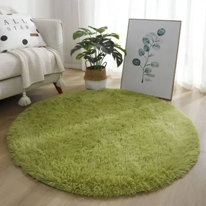 Living Room Rugs Aesthetic  Round Carpet