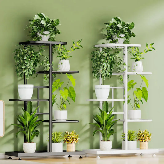 Iron Potted Flower Organizer Plant Stand Rack
