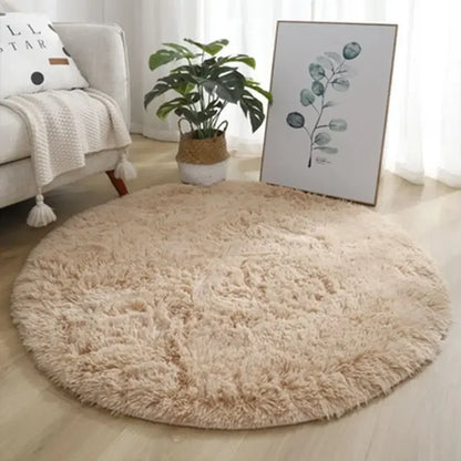 Living Room Rugs Aesthetic  Round Carpet