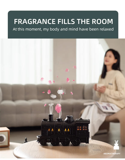 Train Air Humidifier Ultrasonic Aromatherapy Diffusers