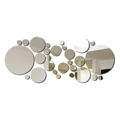 3D Acrylic Mirror Wall Sticker