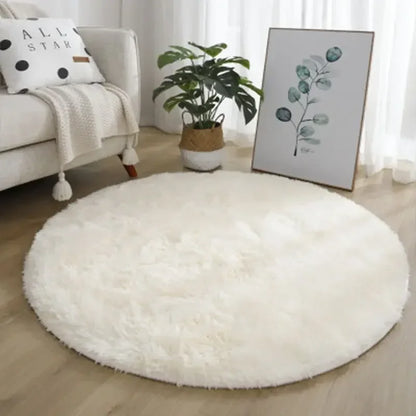 Living Room Rugs Aesthetic  Round Carpet