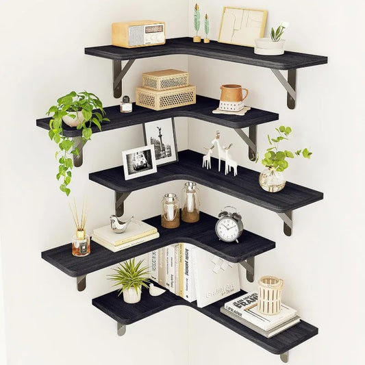 Corner Floating Shelves Set of 5