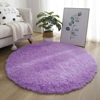 Living Room Rugs Aesthetic  Round Carpet