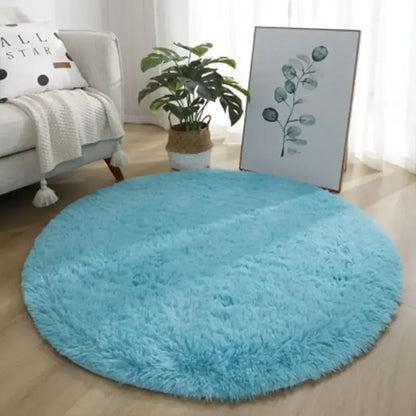 Living Room Rugs Aesthetic  Round Carpet