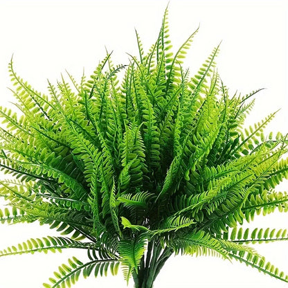 Boston Ferns Artificial Greenery UV Resistant Plant For Outdoor Yard Decor