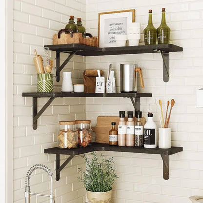 Corner Floating Shelves Set of 5